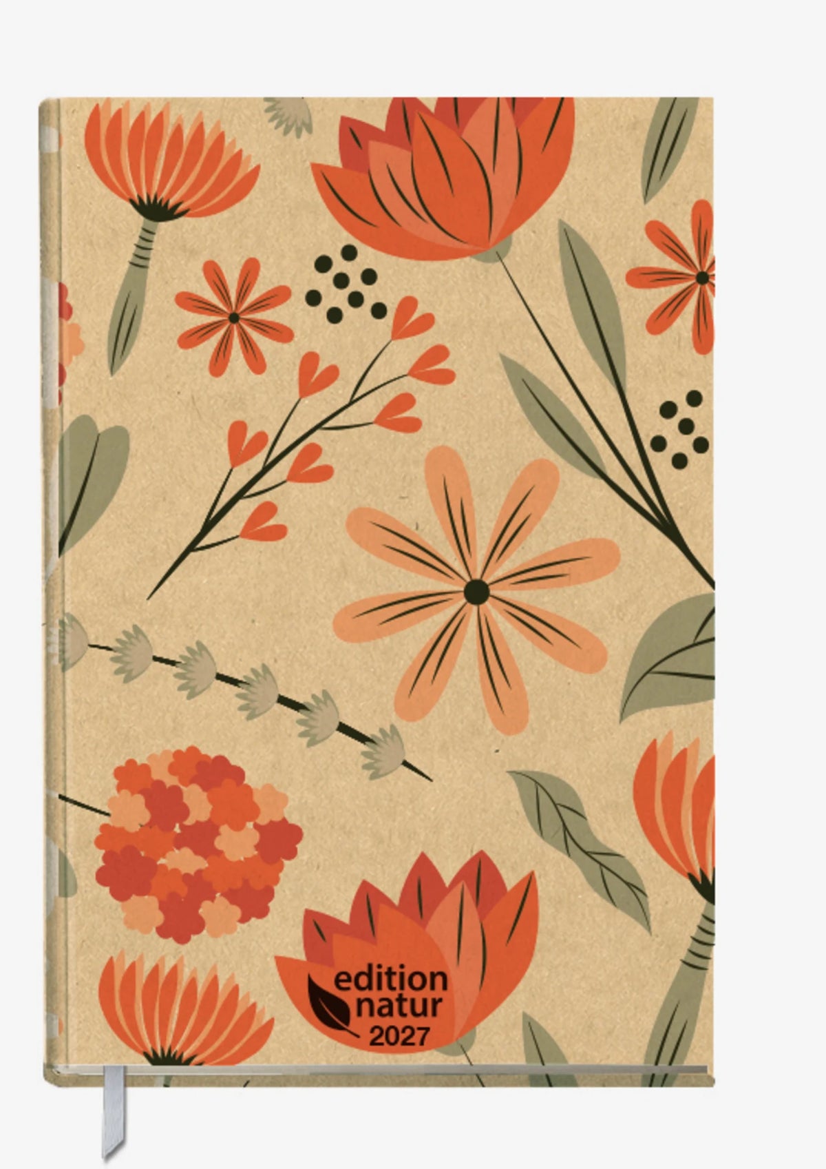 Taschenkalender: Chef-Timer Edition Natur Floral Symphony 2027