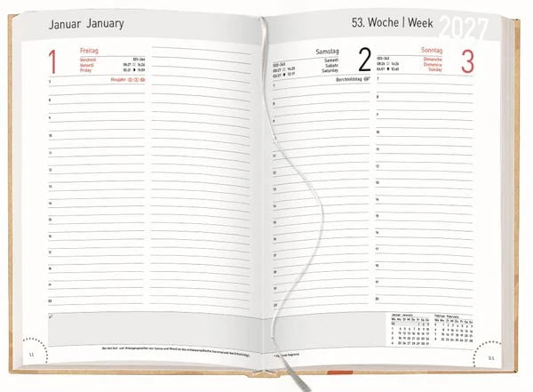 Chef-Timer Edition Natur Strelitzie 2027 – Ansicht