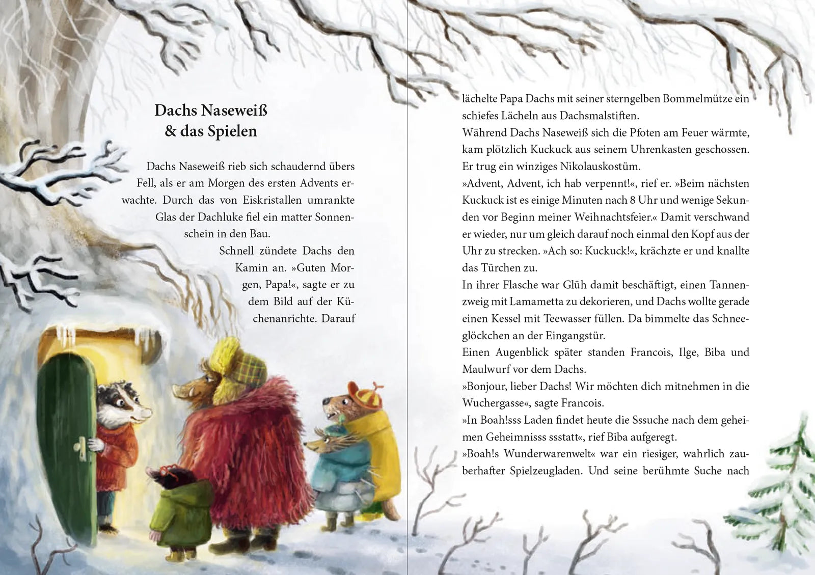 Produktansicht: Dachs Naseweiß Phantastische Geschichten aus dem Wunderlichen Wald (Gebundene Ausgabe)