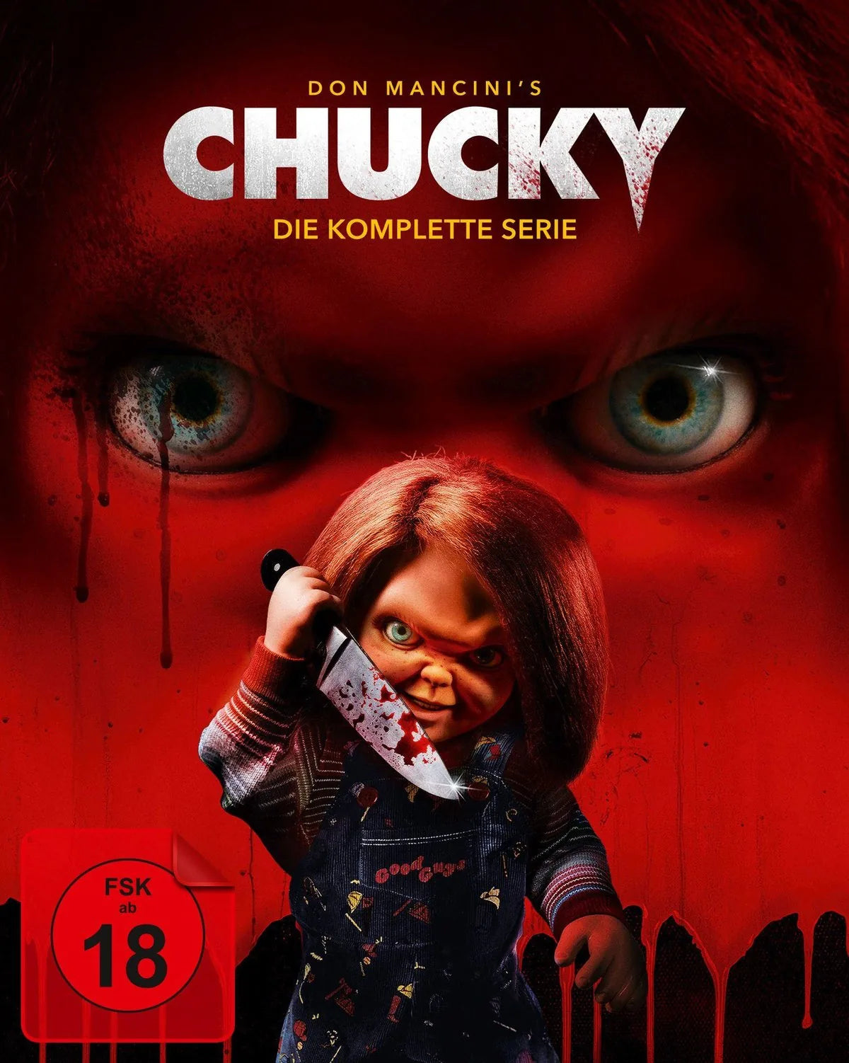 Blu-ray-Cover: Chucky - Die komplette Serie. Regie: Don Mancini