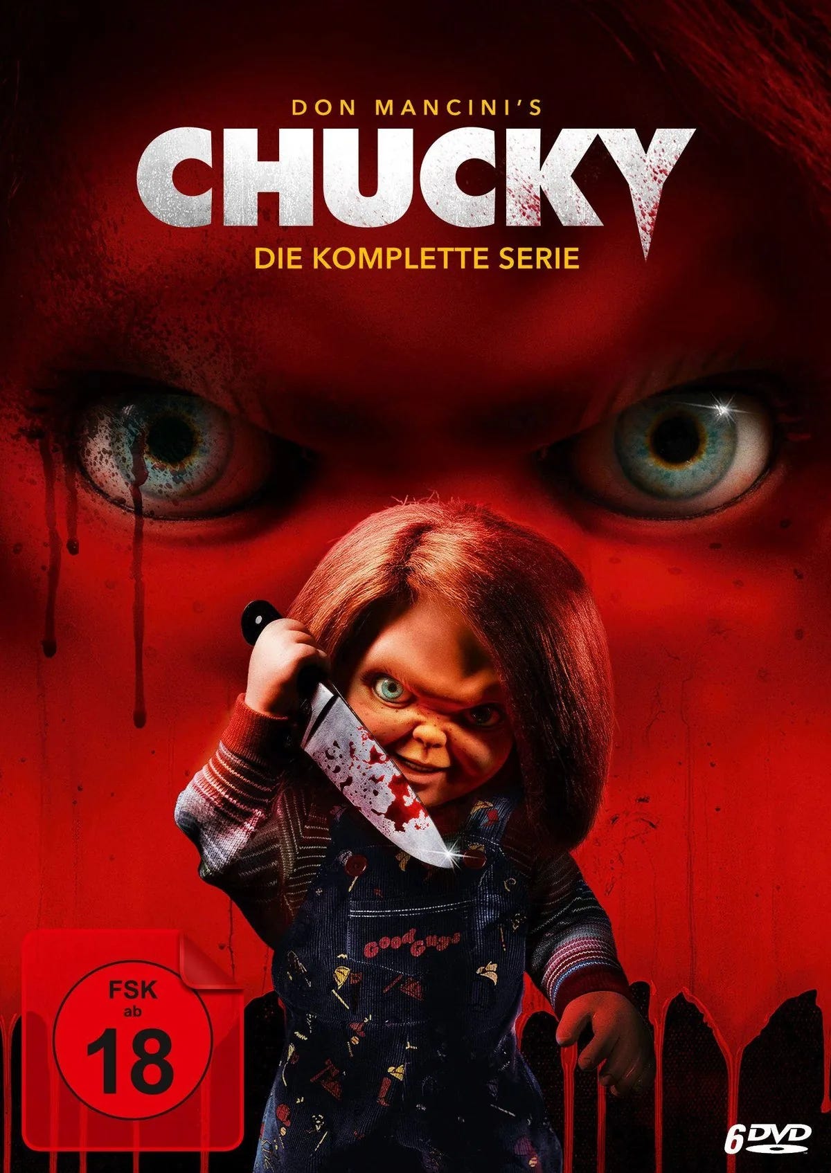DVD-Cover: Chucky - Die komplette Serie. Regie: Don Mancini