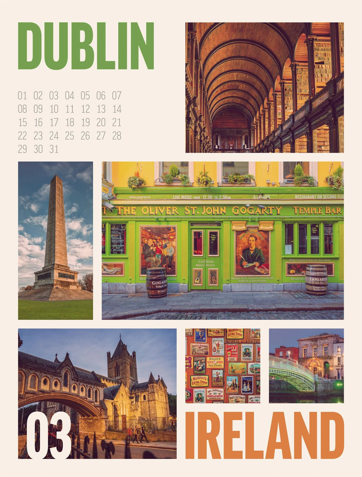 Cities of the World Kalender 2027 – Ansicht