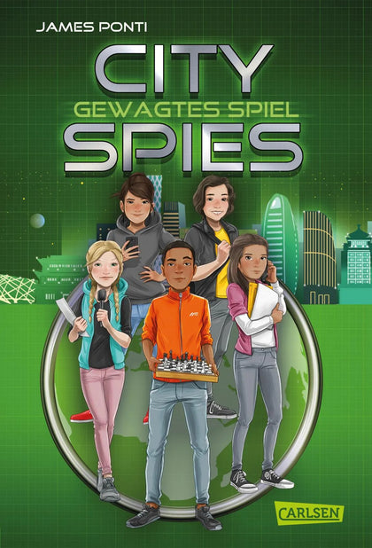 Buchcover von 'City Spies 3: Gewagtes Spiel' - Gebundene Ausgabe von James Ponti