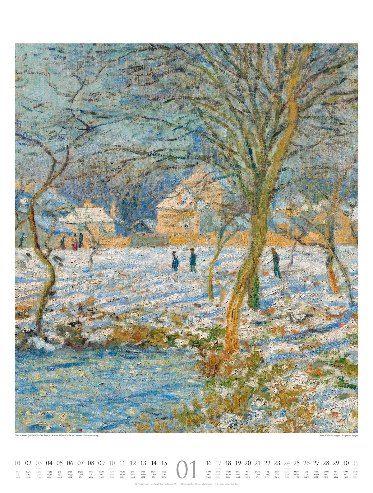 Claude Monet Kalender 2027 | Farbe und Licht – Ansicht