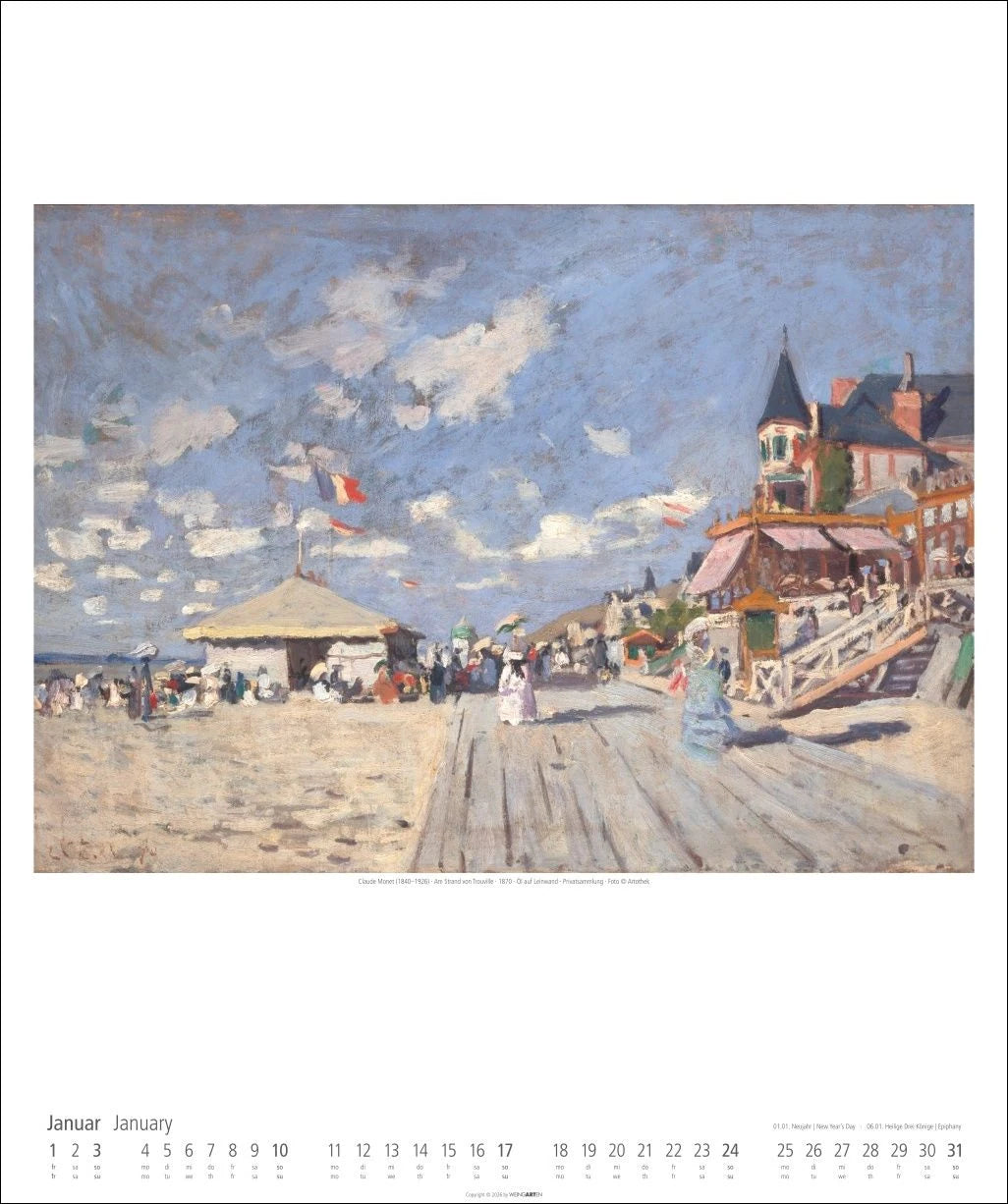 Claude Monet Kalender 2027 – Ansicht