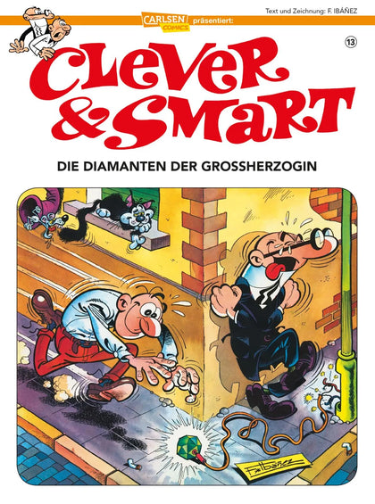 Buchcover von 'Clever und Smart 13: Die Diamanten der Großherzogin' - Taschenbuch von Francisco Ibáñez