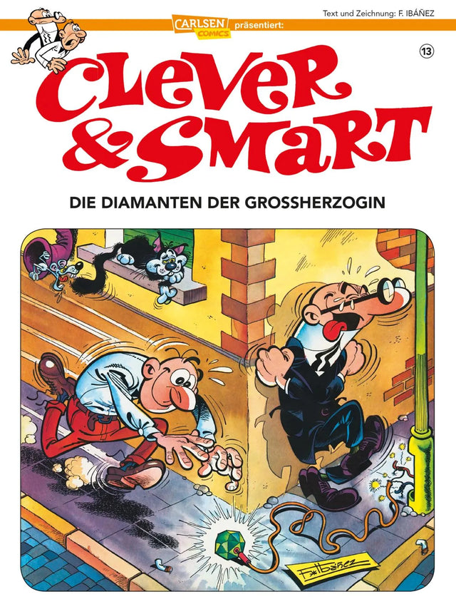 Buchcover von 'Clever und Smart 13: Die Diamanten der Großherzogin' - Taschenbuch von Francisco Ibáñez