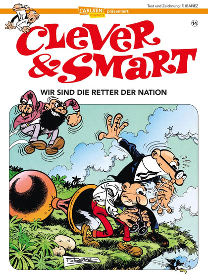 Buchcover von 'Clever und Smart 14: Wir sind die Retter der Nation' - Taschenbuch von Francisco Ibáñez