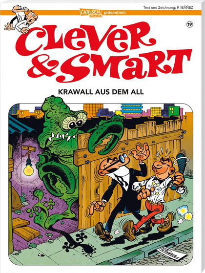 Buchcover von 'Clever und Smart 19: Krawall aus dem All' - Taschenbuch von Francisco Ibáñez