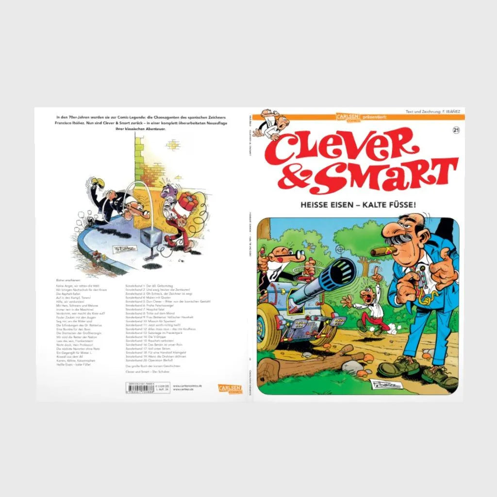Produktansicht: Clever und Smart 21: Heiße Eisen - kalte Füße! (Taschenbuch)