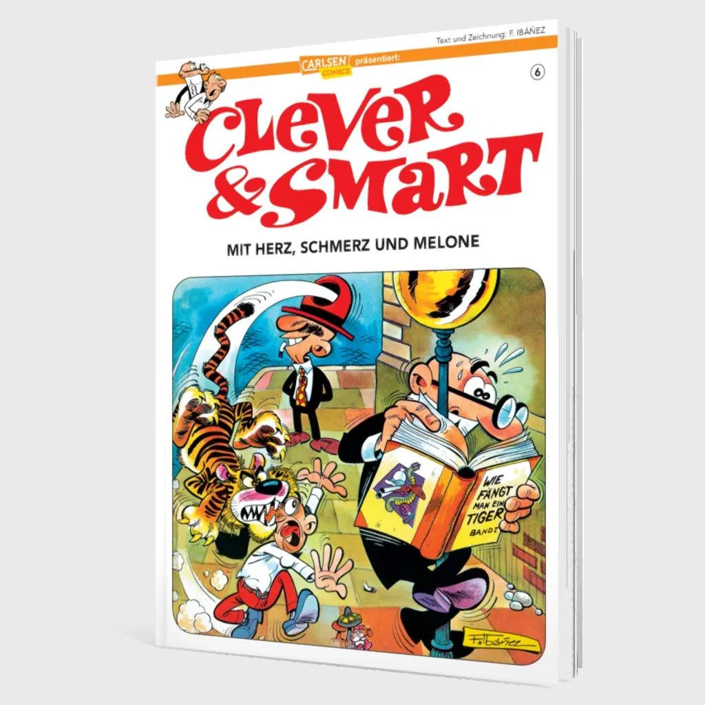 Francisco Ibáñez - Clever und Smart 6: Mit Herz, Schmerz und Melone