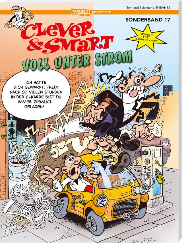 Buchcover von 'Clever und Smart Sonderband 17: Voll unter Strom' - Taschenbuch von Francisco Ibáñez
