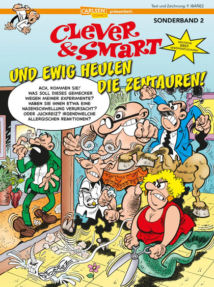 Buchcover von 'Clever und Smart Sonderband 2: Und ewig heulen die Zentauren' - Taschenbuch von Francisco Ibáñez