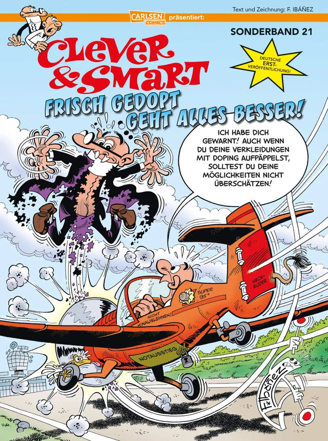 Buchcover von 'Clever und Smart Sonderband 21: Frisch gedopt geht alles besser!' - Taschenbuch von Francisco Ibáñez