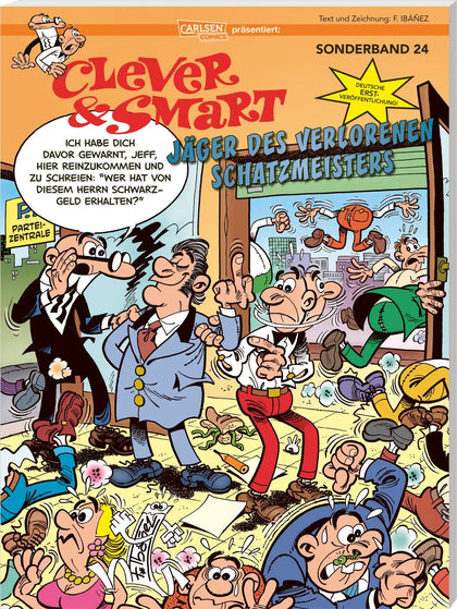 Buchcover von 'Clever und Smart Sonderband 24: Jäger des verlorenen Schatzmeisters' - Taschenbuch von Francisco Ibáñez