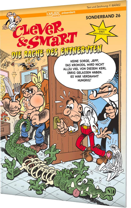 Buchcover von 'Clever und Smart Sonderband 26: Die Rache des Entnervten' - Taschenbuch von Francisco Ibáñez