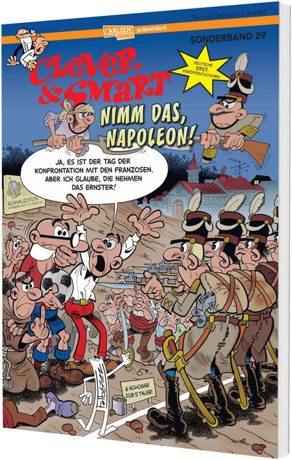 Cover: Clever und Smart Sonderband 29: Nimm das, Napoleon! (Taschenbuch) von Francisco Ibáñez