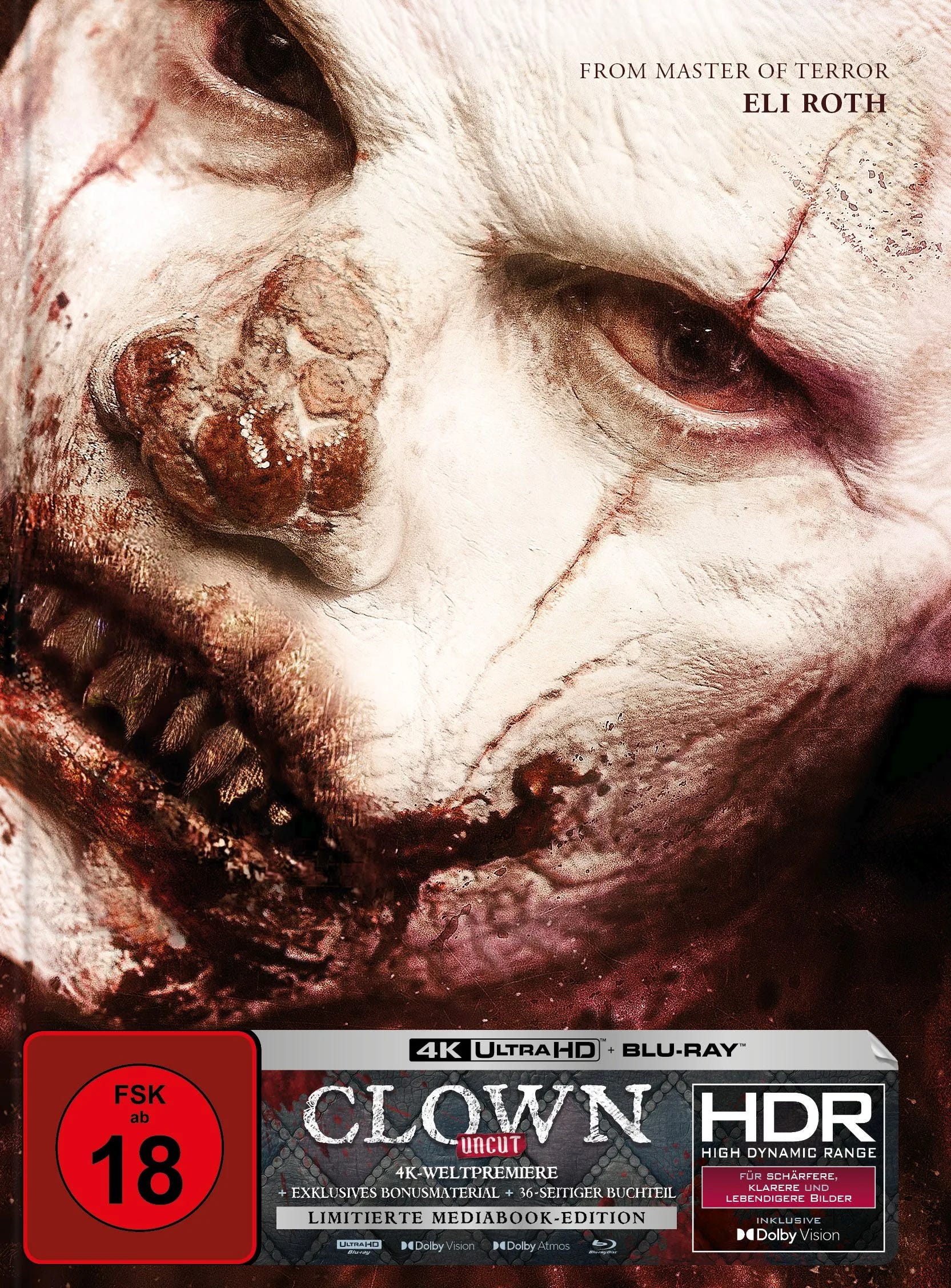 4K UHD Blu-ray-Cover: Clown | Limitierte Mediabook-Edition (4K Ultra HD Blu-ray + Blu-ray) | Cover C. Regie: Jon Watts