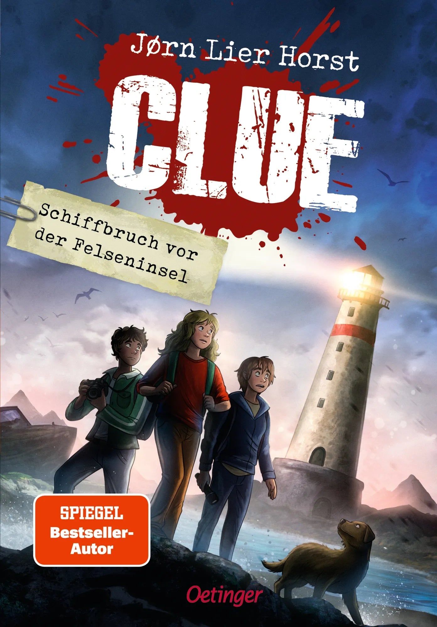 Buchcover von 'CLUE 1. Schiffbruch vor der Felseninsel' - Gebundene Ausgabe von Jørn Lier Horst