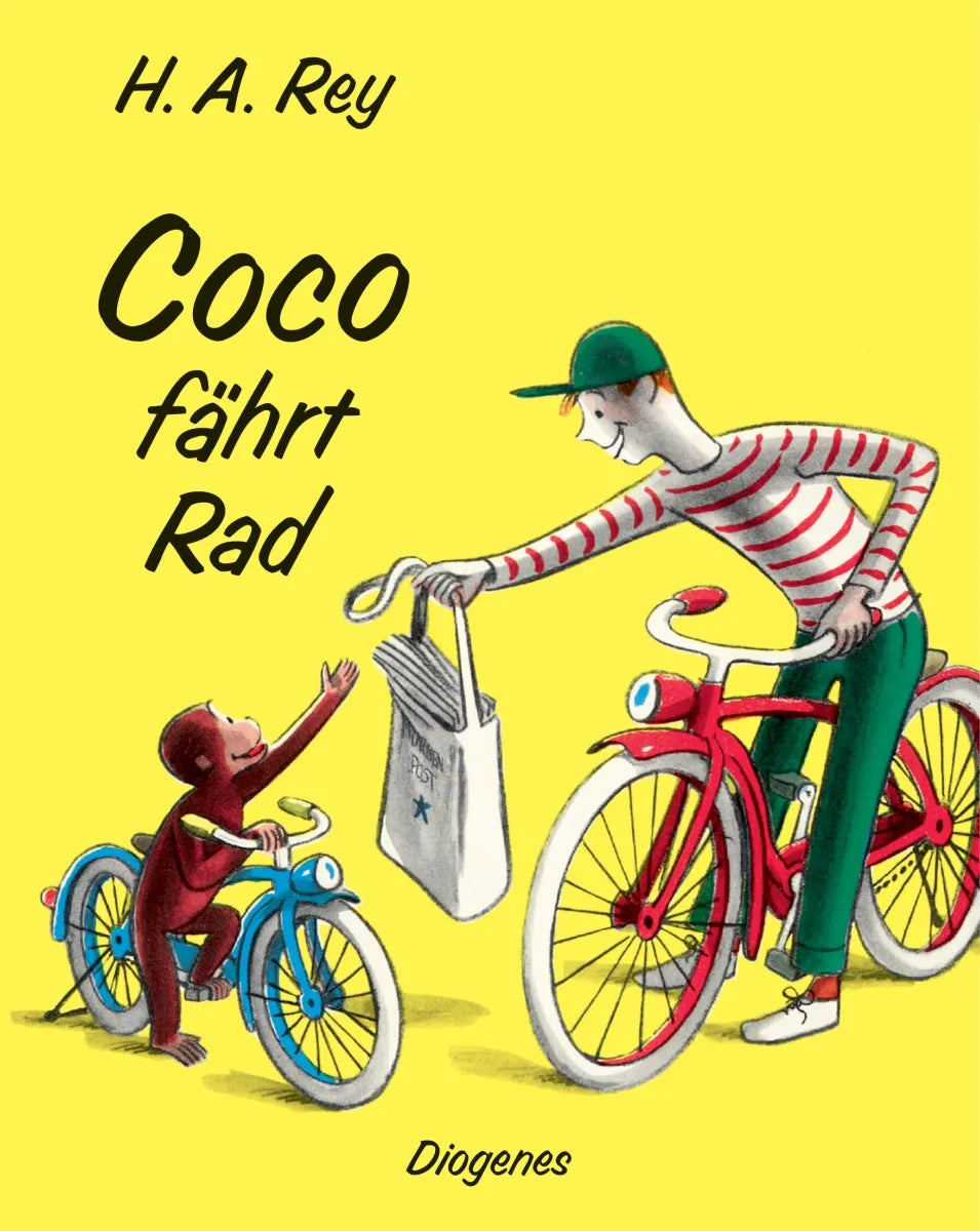 Buchcover von 'Coco fährt Rad' - Gebundene Ausgabe von H.A. Rey