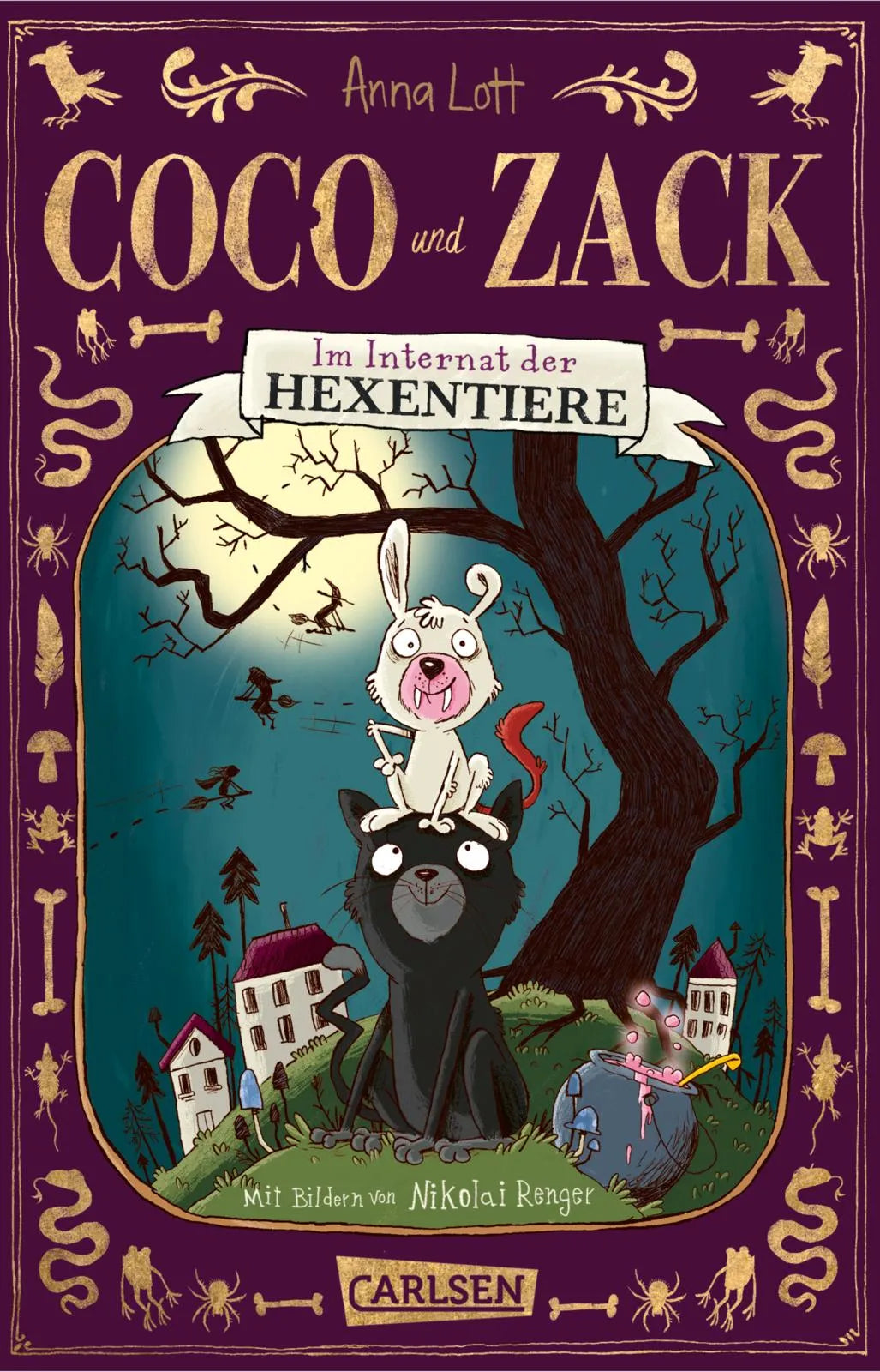 Cover: Coco und Zack: Coco und Zack – Im Internat der Hexentiere (Taschenbuch) von Anna Lott