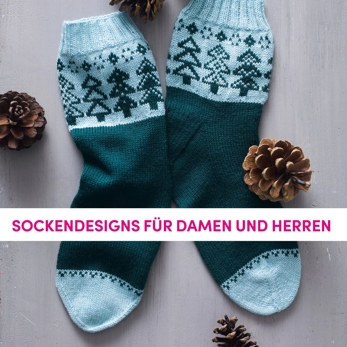 Detailansicht: Colorwork-Socken stricken (Taschenbuch)