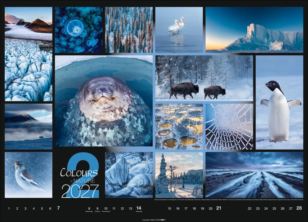 Colours of Nature Kalender 2027 – Ansicht