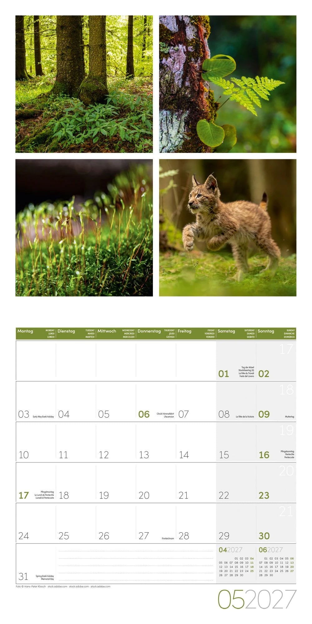 Colours of Nature Kalender 2027 - 30x30 - Art12 – Ansicht