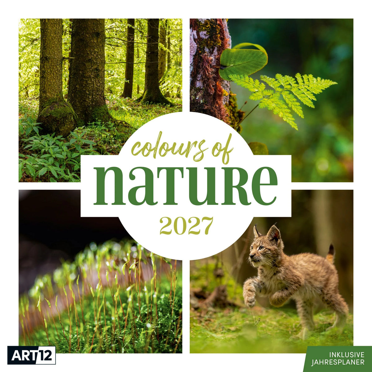 Wandkalender: Colours of Nature Kalender 2027 - 30x30 - Art12