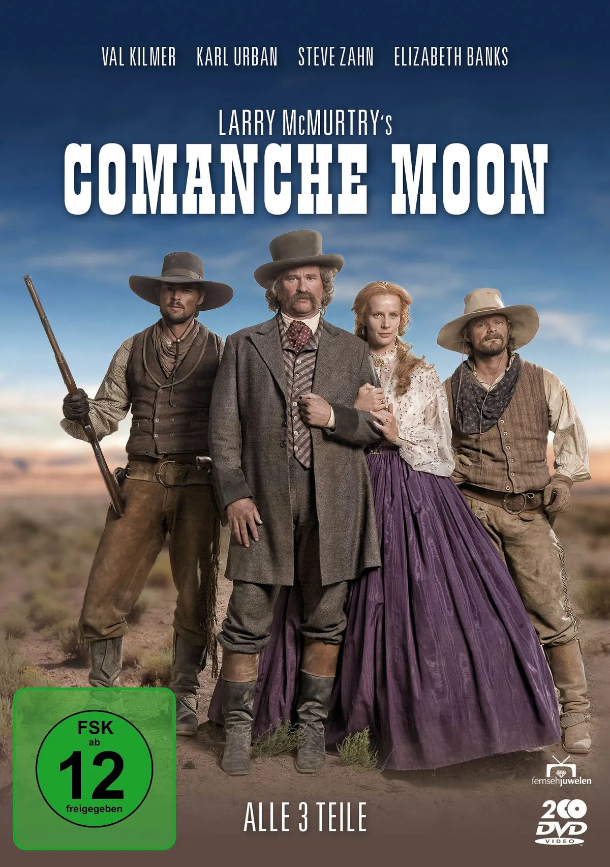 Comanche Moon - Alle 3 Teile  [2 DVDs] - DVD
