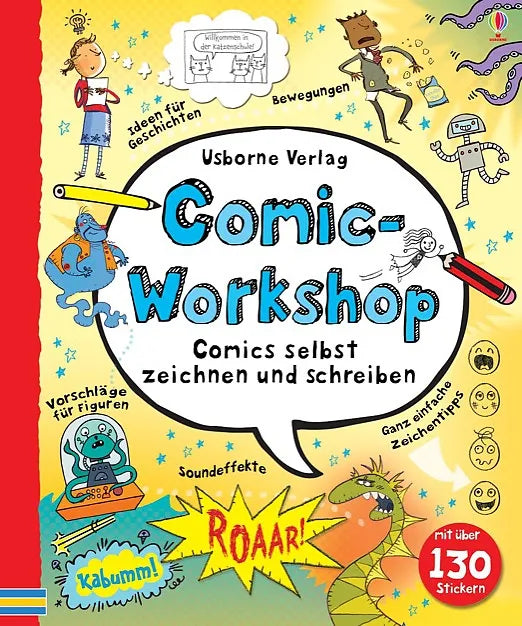 Buchcover von 'Comic-Workshop' - Gebundene Ausgabe von Louie Stowell