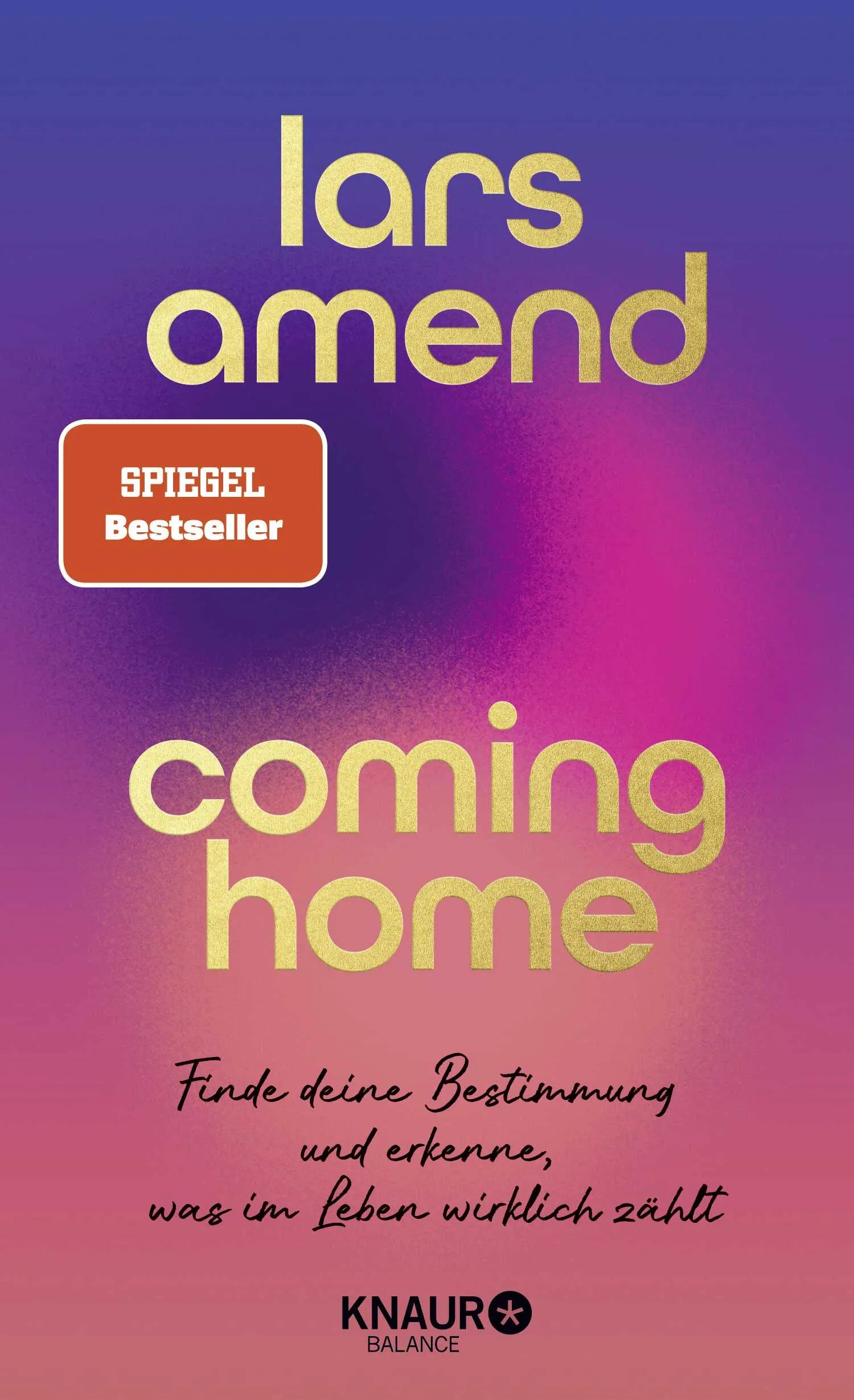 Buchcover von 'Coming Home' - Gebundene Ausgabe von Lars Amend