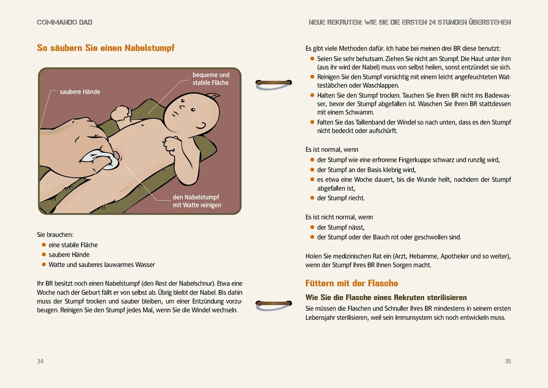 Innenansicht von 'Commando Dad' - Taschenbuch