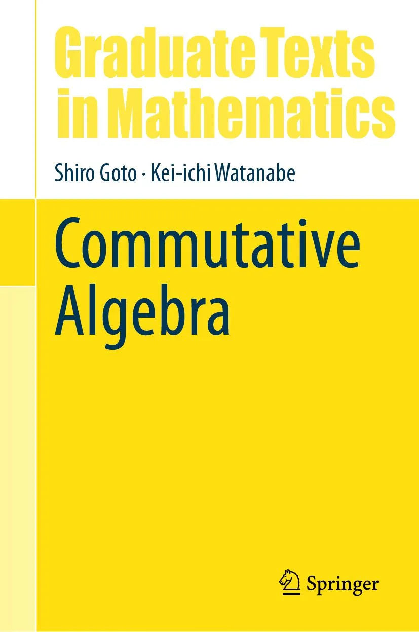 Cover: Commutative Algebra (E-Book) von Shiro Goto
