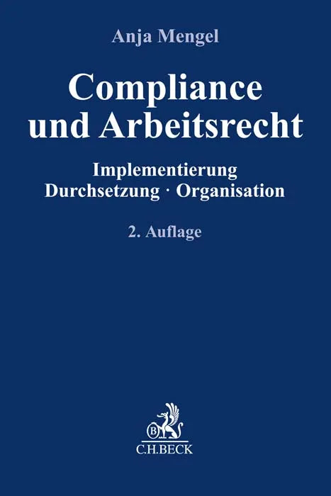 Buchcover von 'Compliance und Arbeitsrecht' - Taschenbuch von Anja Mengel