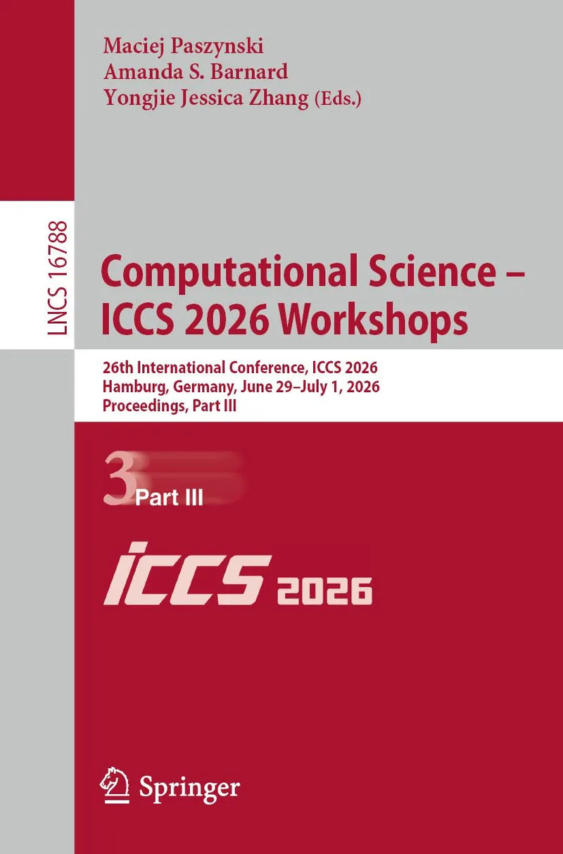 Computational Science - ICCS 2026 Workshops