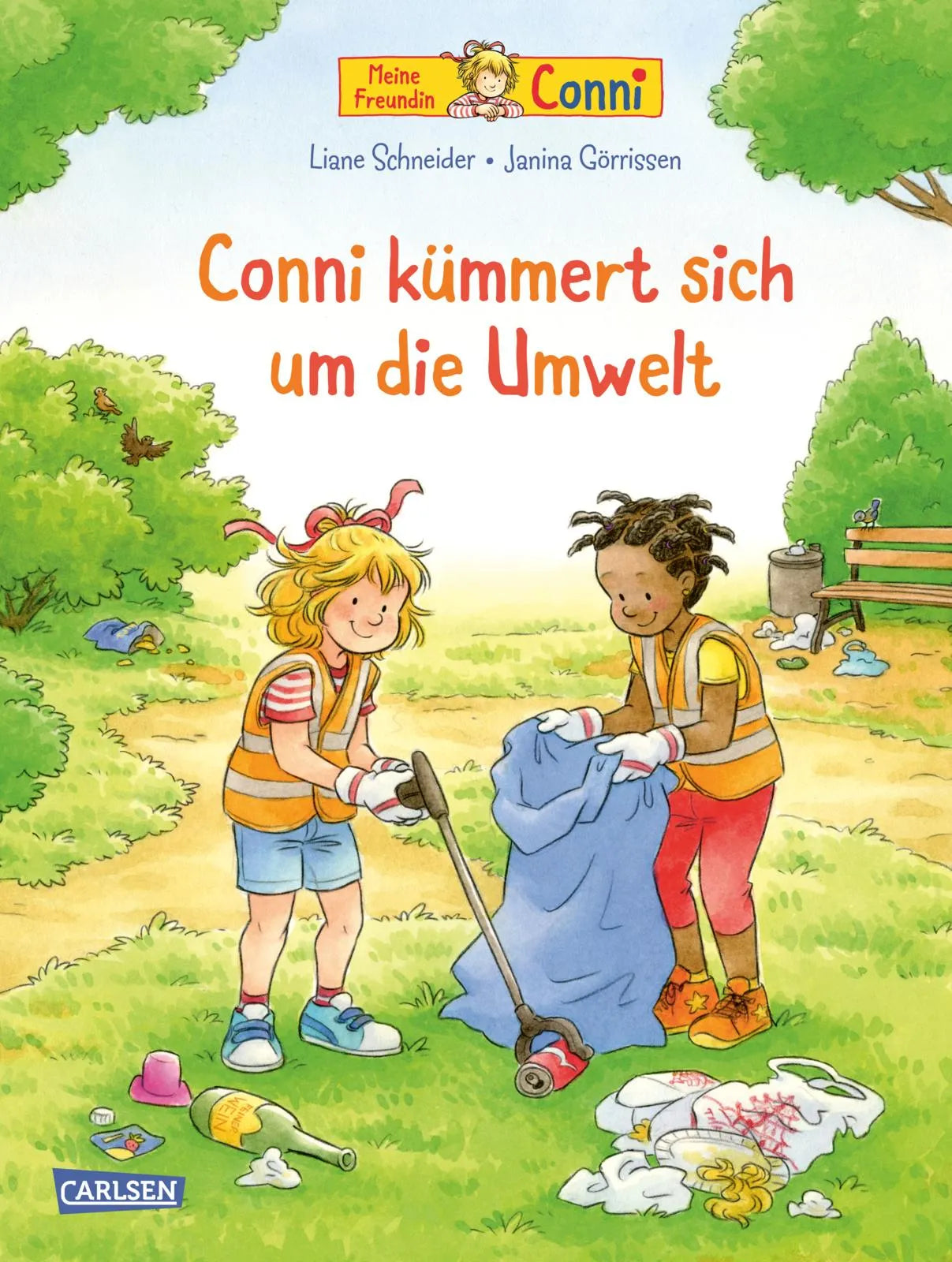 Buchcover von 'Conni-Bilderbücher: Conni kümmert sich um die Umwelt' - Gebundene Ausgabe von Liane Schneider