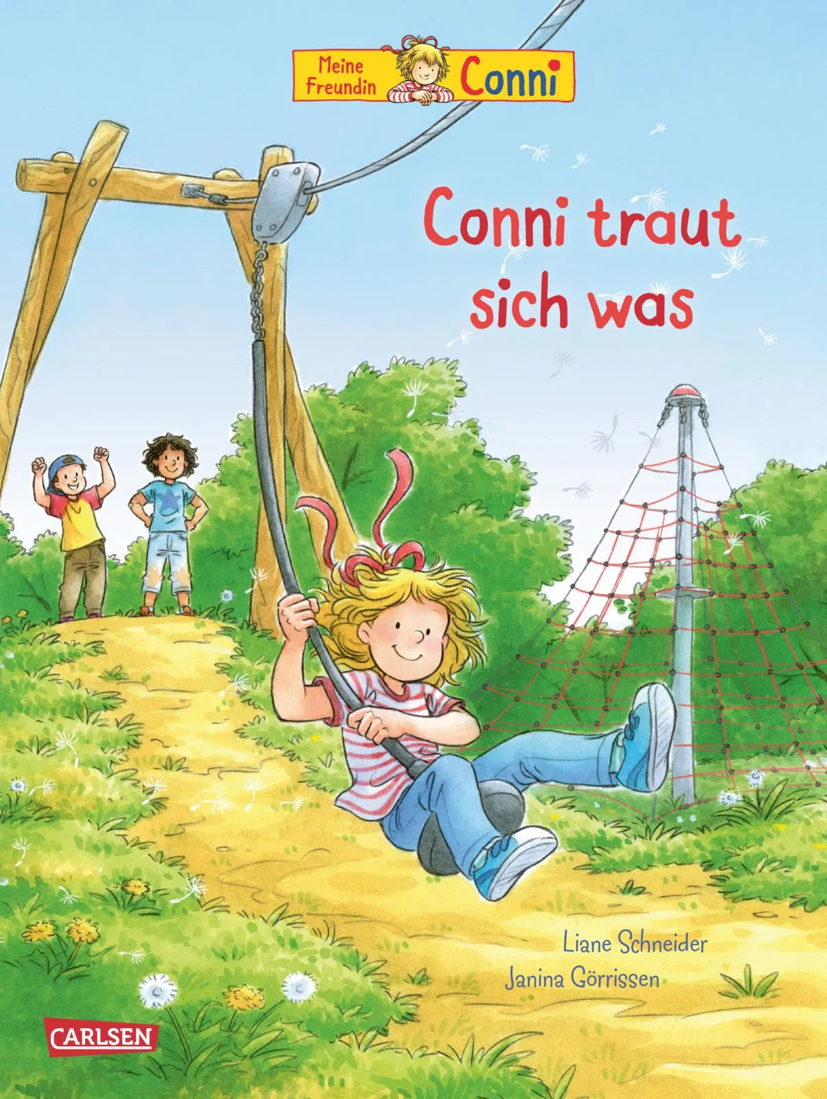 Buchcover von 'Conni-Bilderbücher: Conni traut sich was' - Gebundene Ausgabe von Liane Schneider