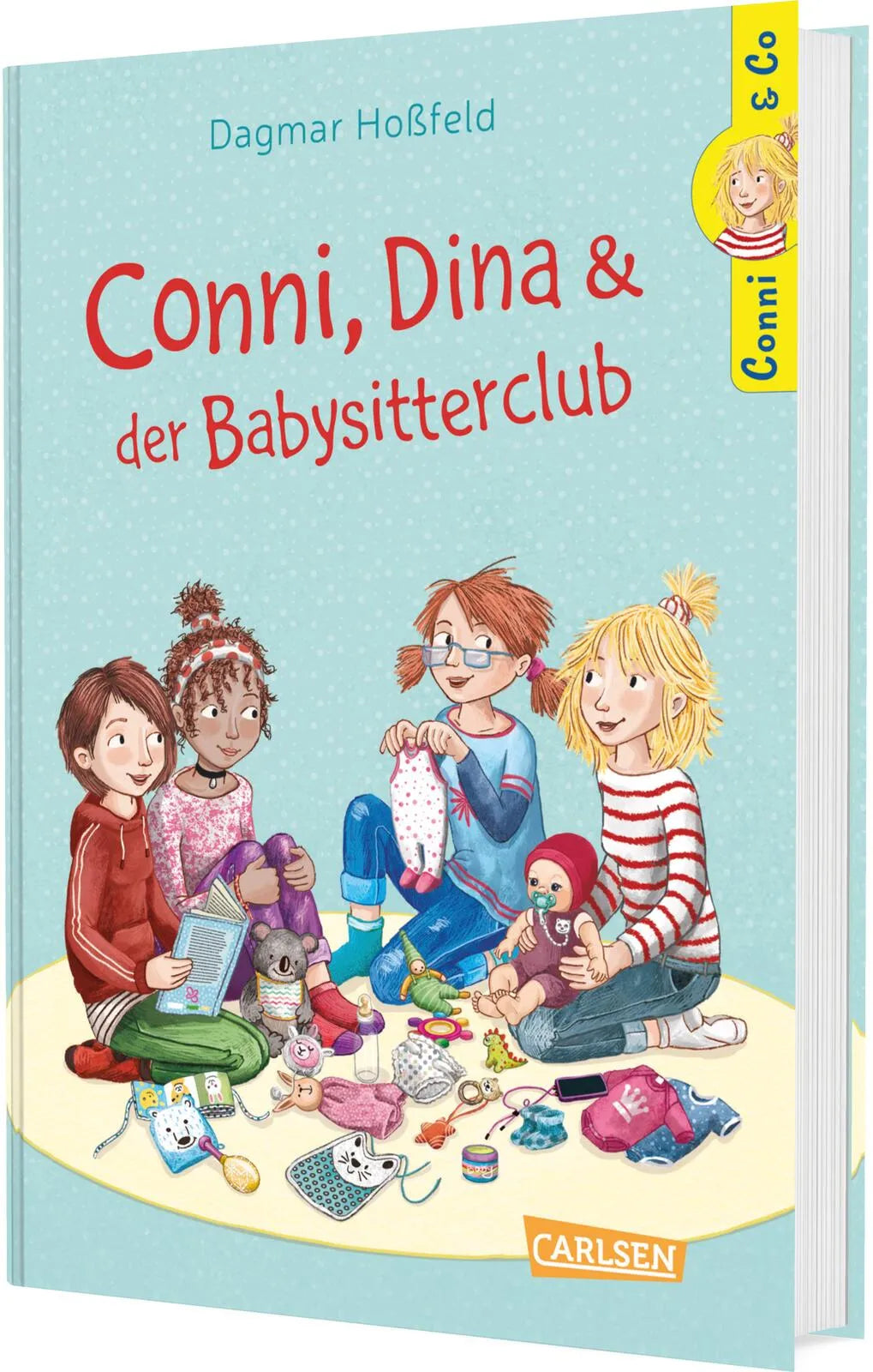 Buchcover von 'Conni & Co 12: Conni, Dina und der Babysitterclub' - Gebundene Ausgabe von Dagmar Hoßfeld
