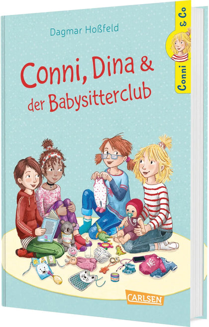 Buchcover von 'Conni &amp; Co 12: Conni, Dina und der Babysitterclub' - Gebundene Ausgabe von Dagmar Hoßfeld