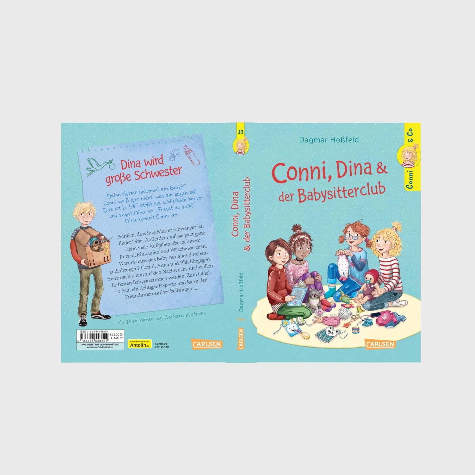 Produktansicht: Conni & Co 12: Conni, Dina und der Babysitterclub (Gebundene Ausgabe)