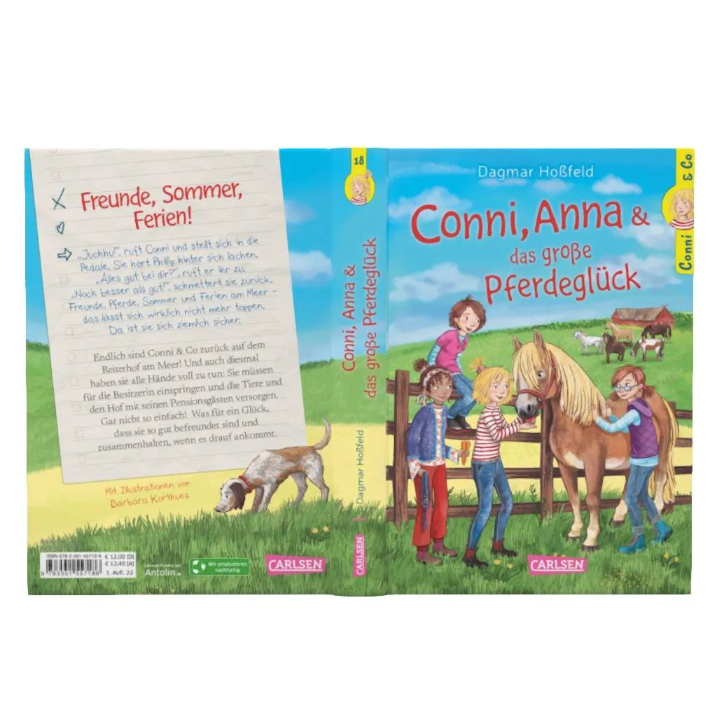 Produktansicht: Conni & Co 18: Conni, Anna und das große Pferdeglück (Gebundene Ausgabe)