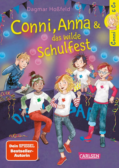 Buchcover von 'Conni &amp; Co 4: Conni, Anna und das wilde Schulfest' - Gebundene Ausgabe von Dagmar Hoßfeld