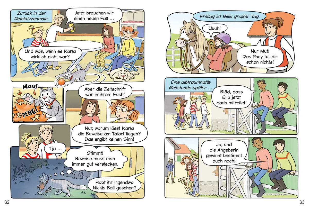Detailansicht: Conni Comic: Ein Fall auf dem Pferdehof (Hardcover)