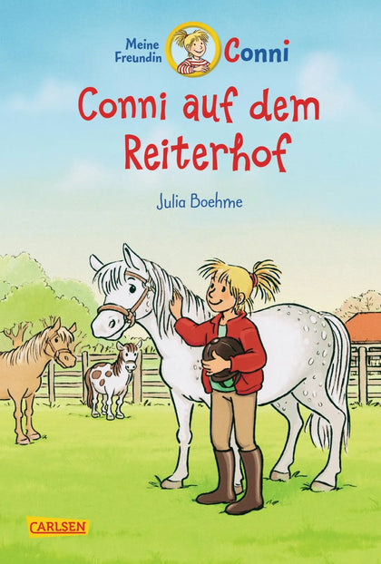 Buchcover von 'Conni Erzählbände 1: Conni auf dem Reiterhof' - Gebundene Ausgabe von Julia Boehme