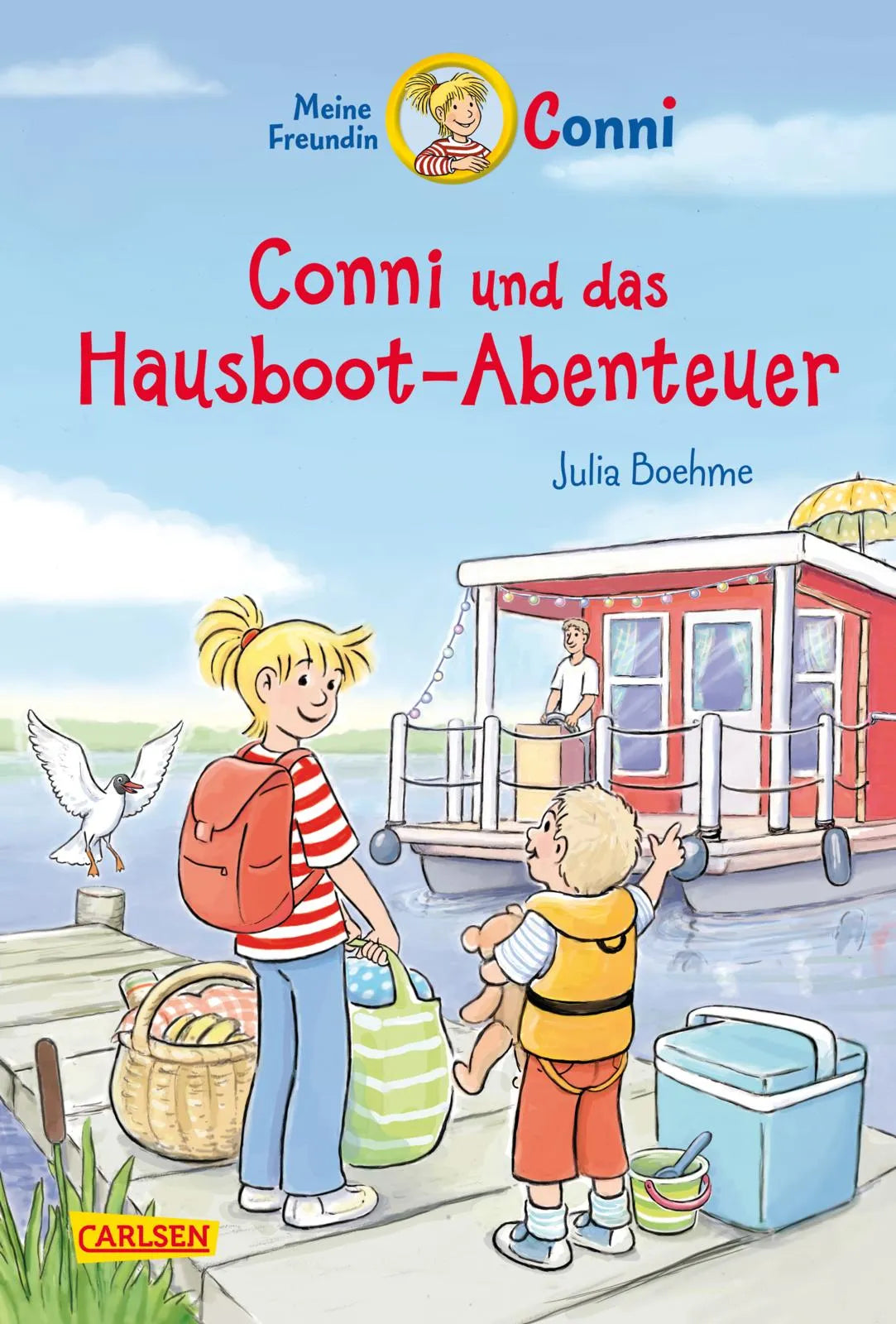 Buchcover von 'Conni Erzählbände 39: Conni und das Hausboot-Abenteuer' - Gebundene Ausgabe von Julia Boehme
