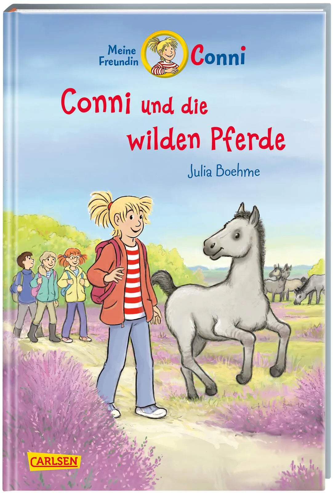 Buchcover von 'Conni Erzählbände 42: Conni und die wilden Pferde' - Gebundene Ausgabe von Julia Boehme