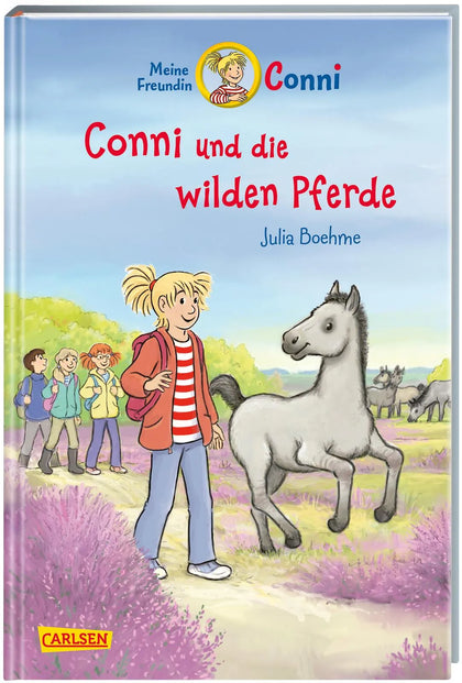 Buchcover von 'Conni Erzählbände 42: Conni und die wilden Pferde' - Gebundene Ausgabe von Julia Boehme