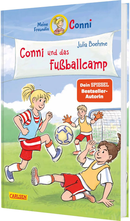 Buchcover von 'Conni Erzählbände 45: Conni und das Fußballcamp' - Gebundene Ausgabe von Julia Boehme