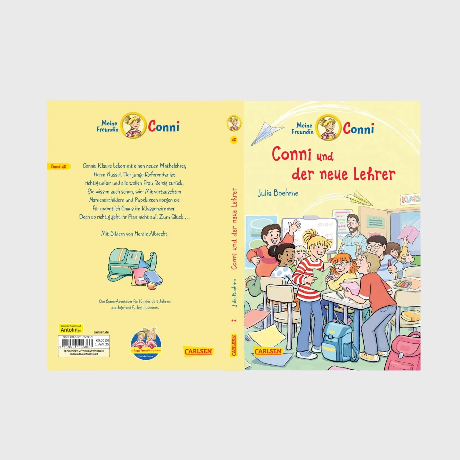 Produktansicht: Conni Erzählbände 46: Conni und der neue Lehrer (Gebundene Ausgabe)